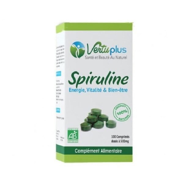 Vertu Plus Spiruline 100 Comprimés