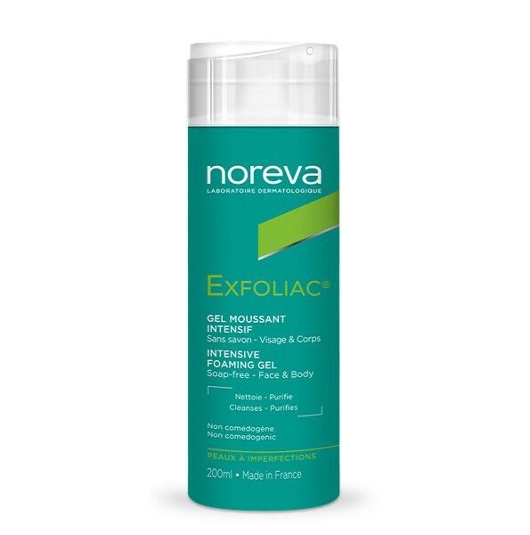 NOREVA EXFOLIAC GEL MOUSSANT INTENSIF 200 ml
